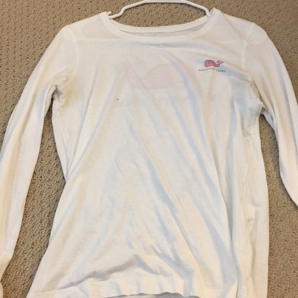 vineyard vines white long sleeve
